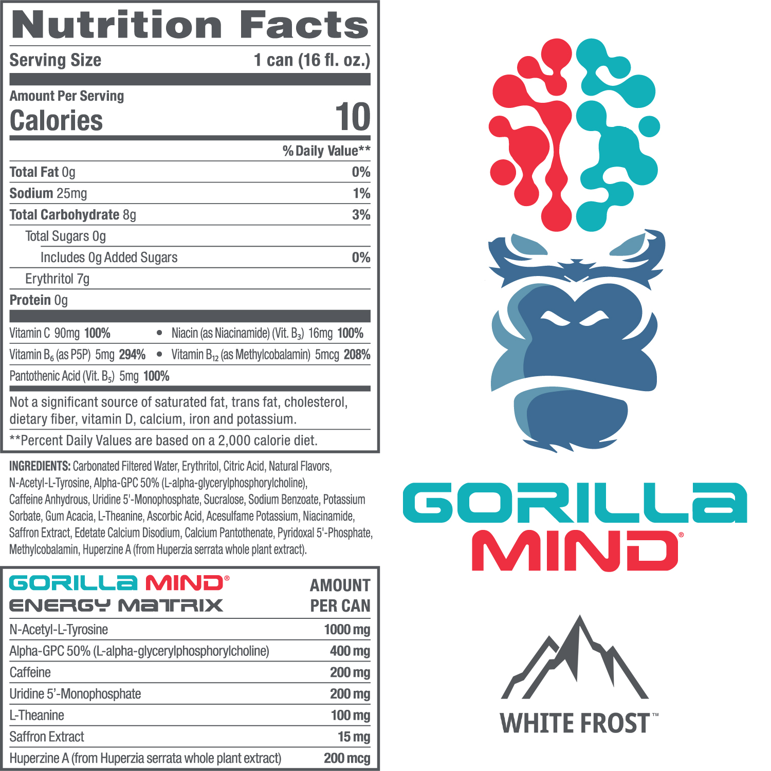White Frost Nutrition Facts