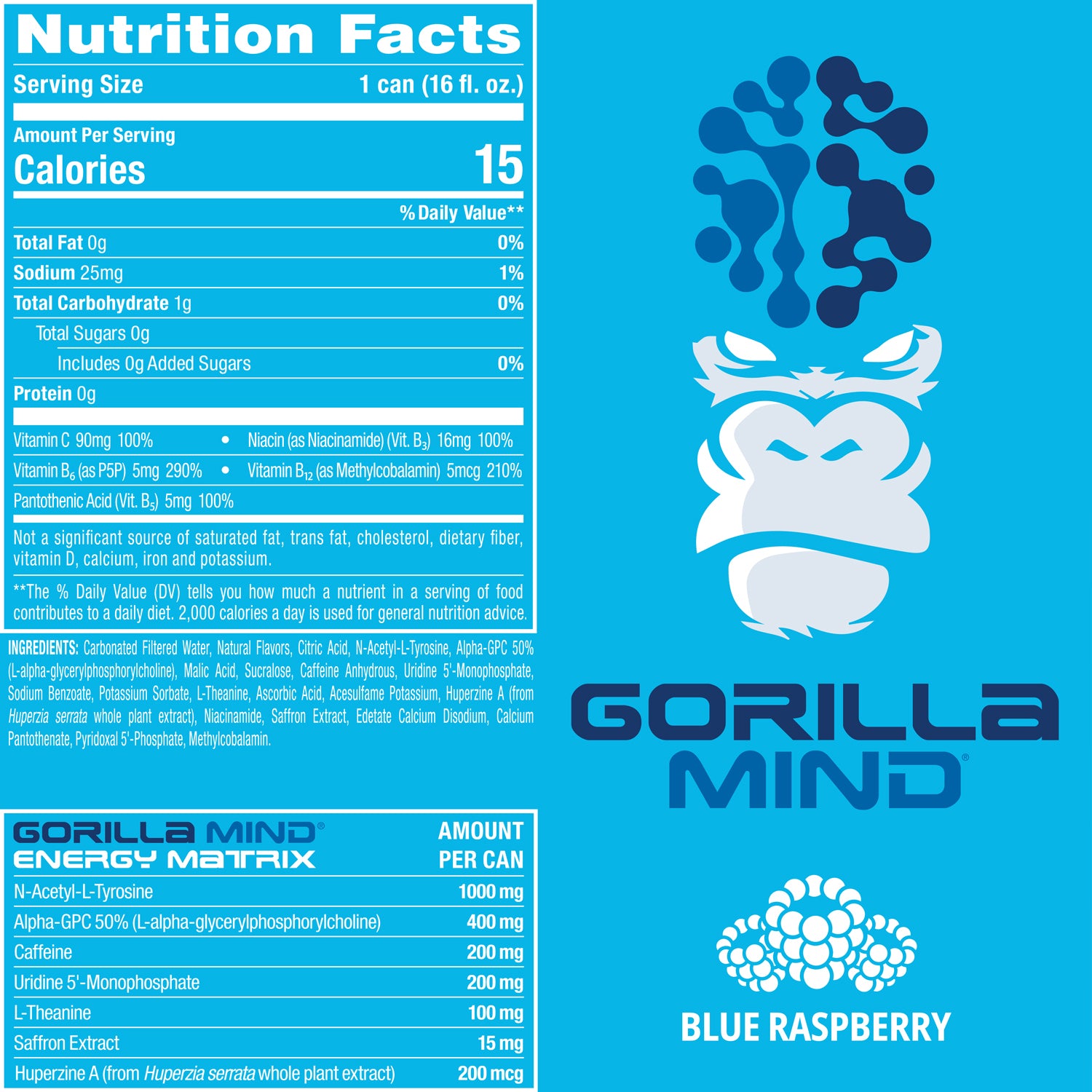 Blue Raspberry Nutrition Facts
