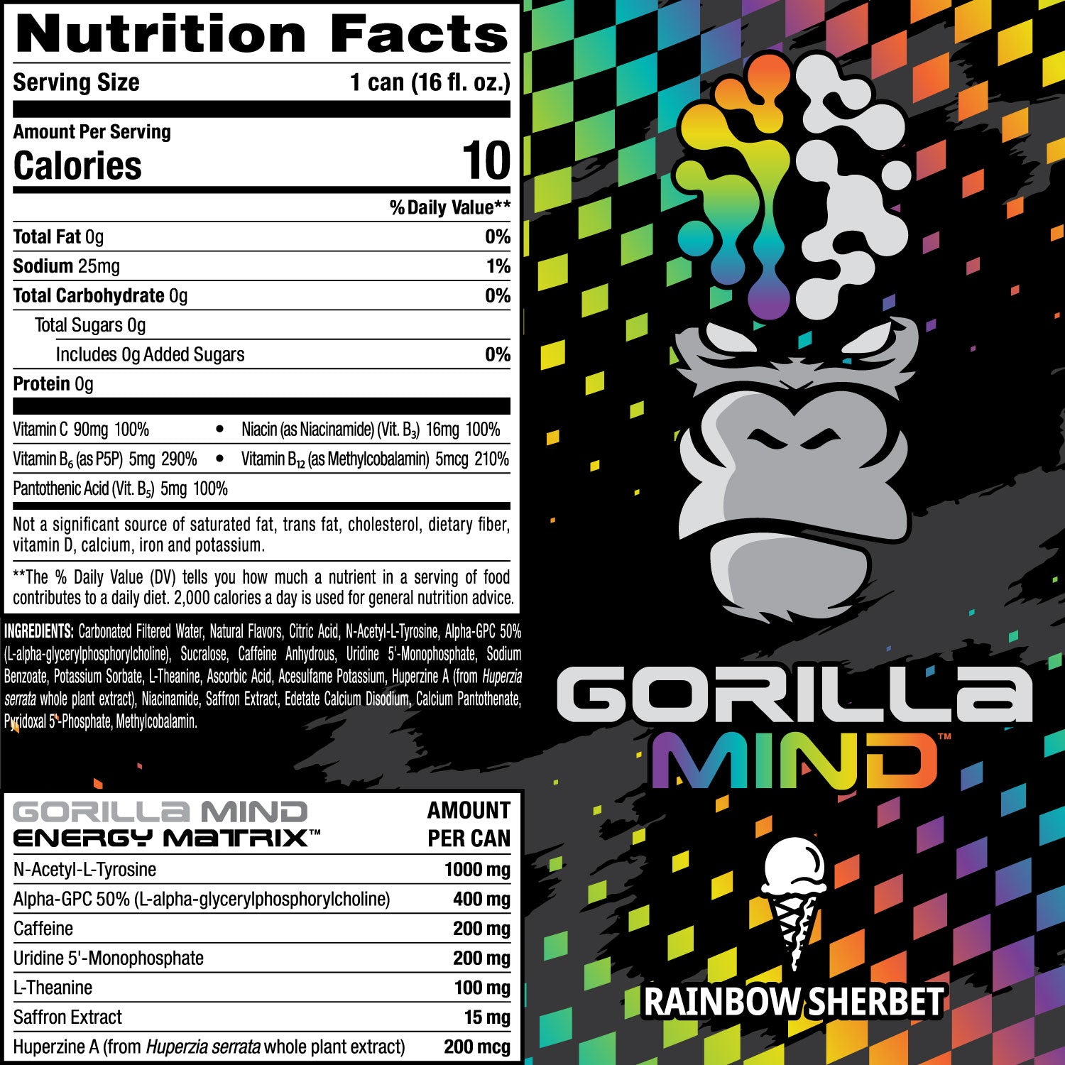 Rainbow Sherbet Nutrition Facts