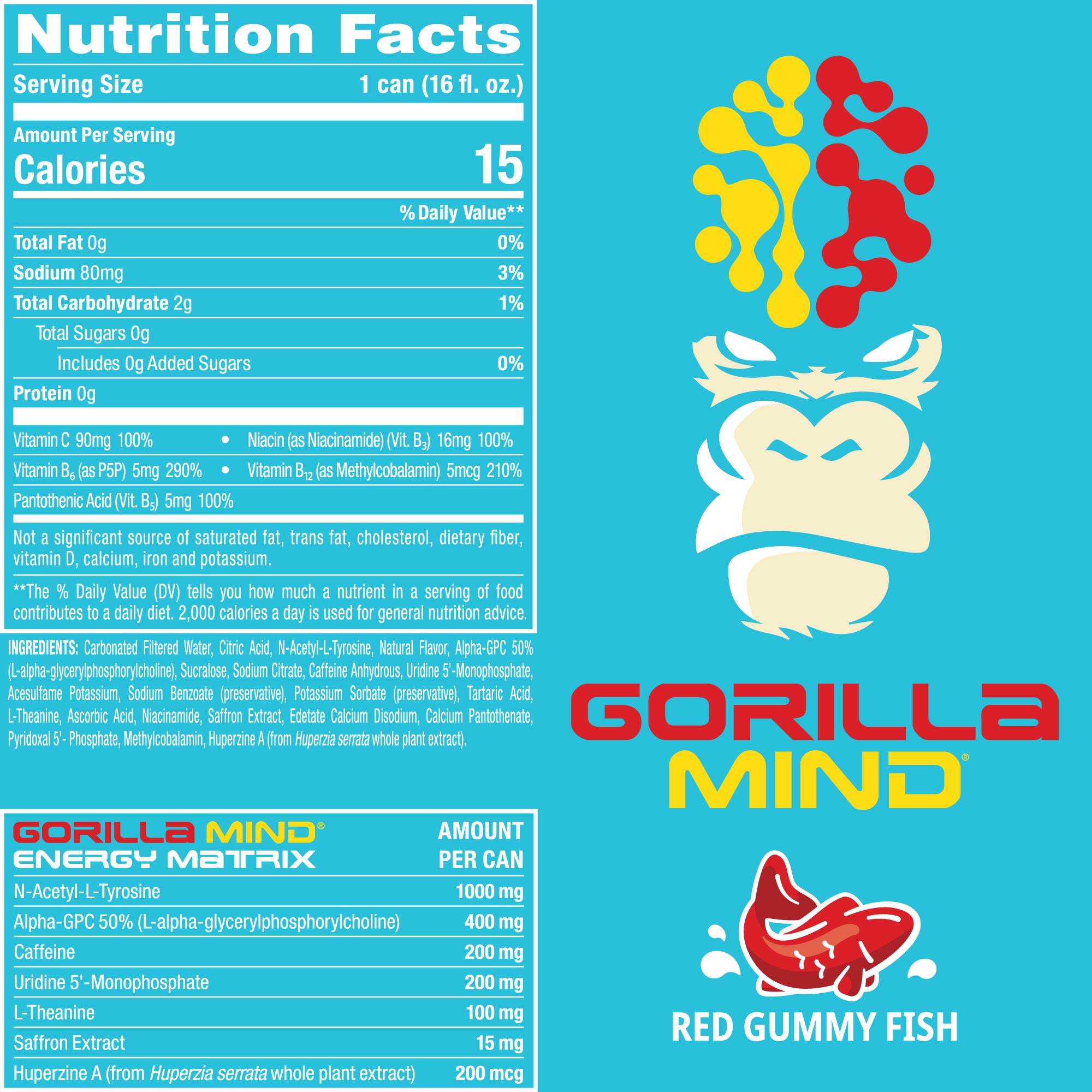 Red Gummy Fish Nutrition Facts