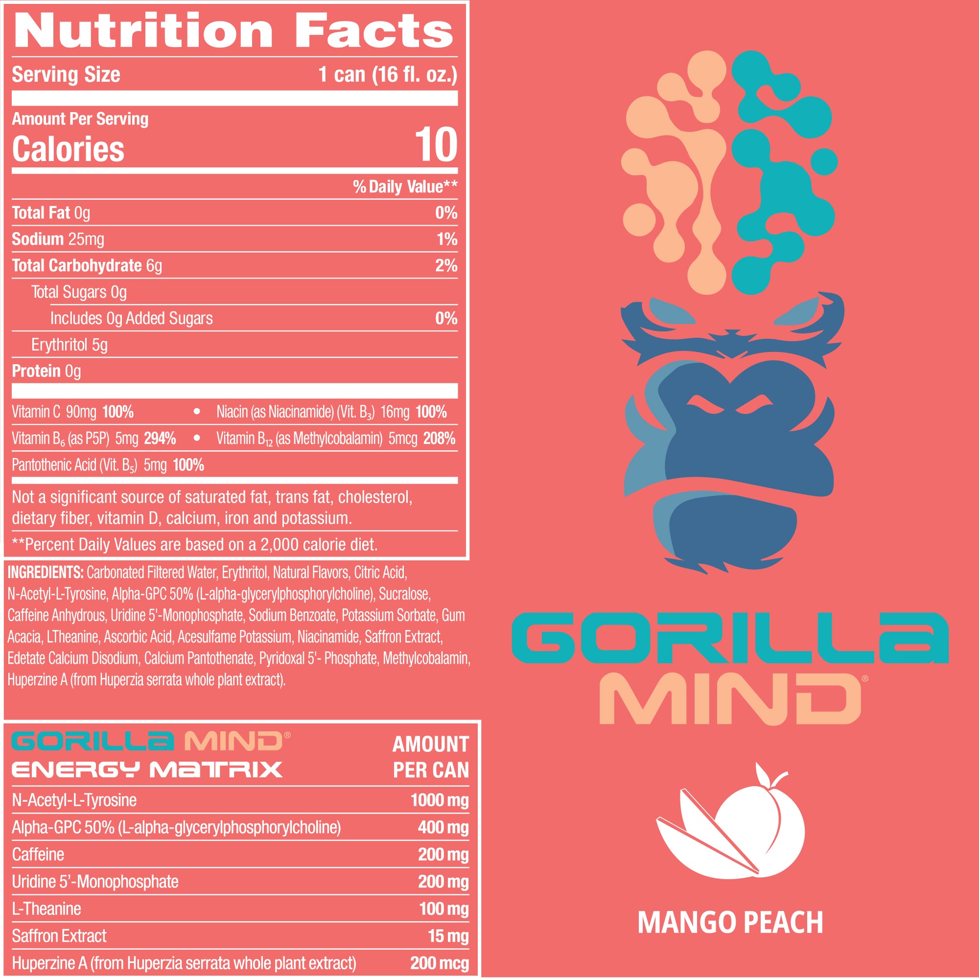 Mango Peach Nutrition Facts