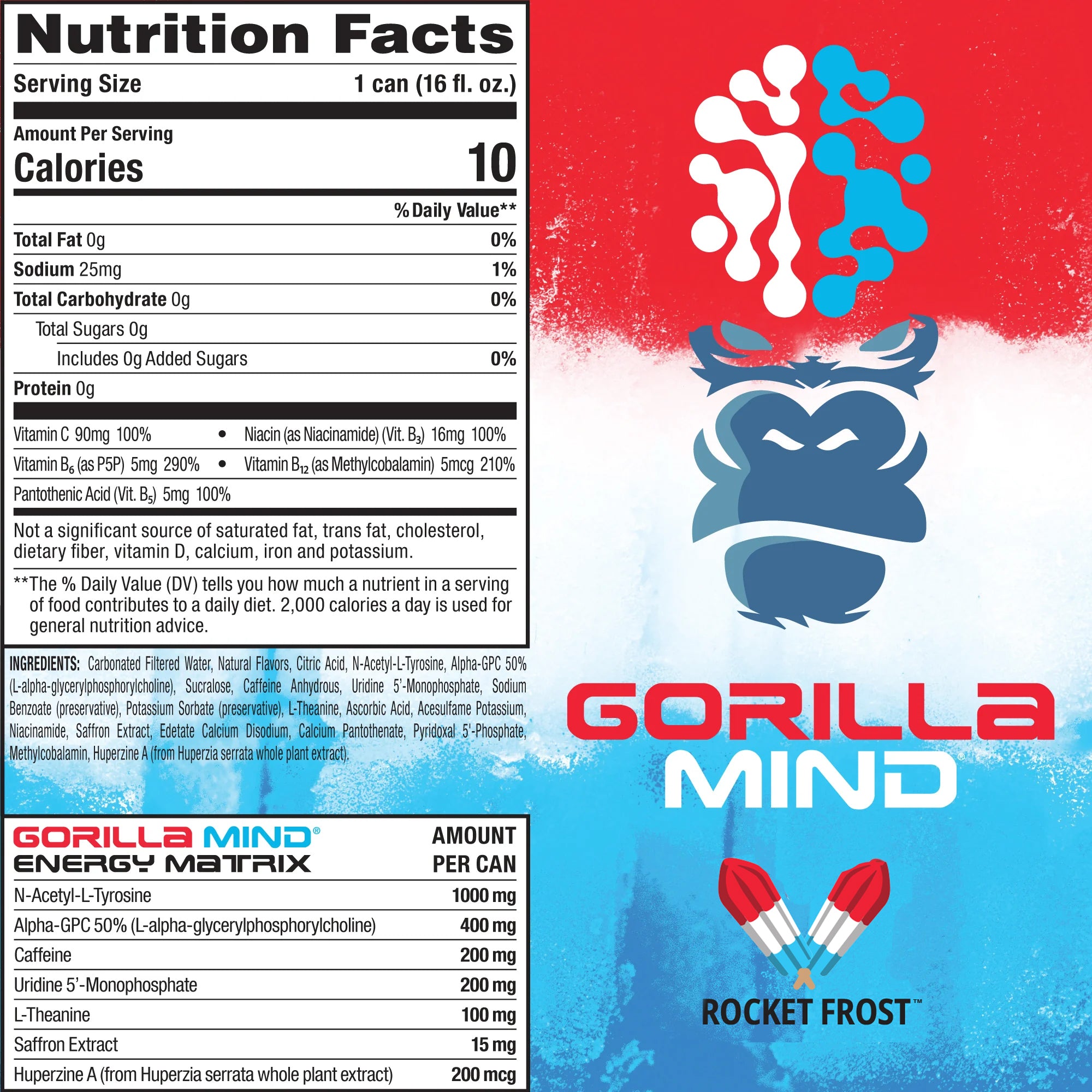 Rocket Frost Nutrition Facts